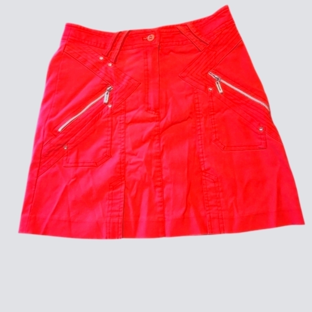 Jamie Sadock Women's Size 2 Golf Tennis Skort Neon Hot Pink Lined 5 pockets